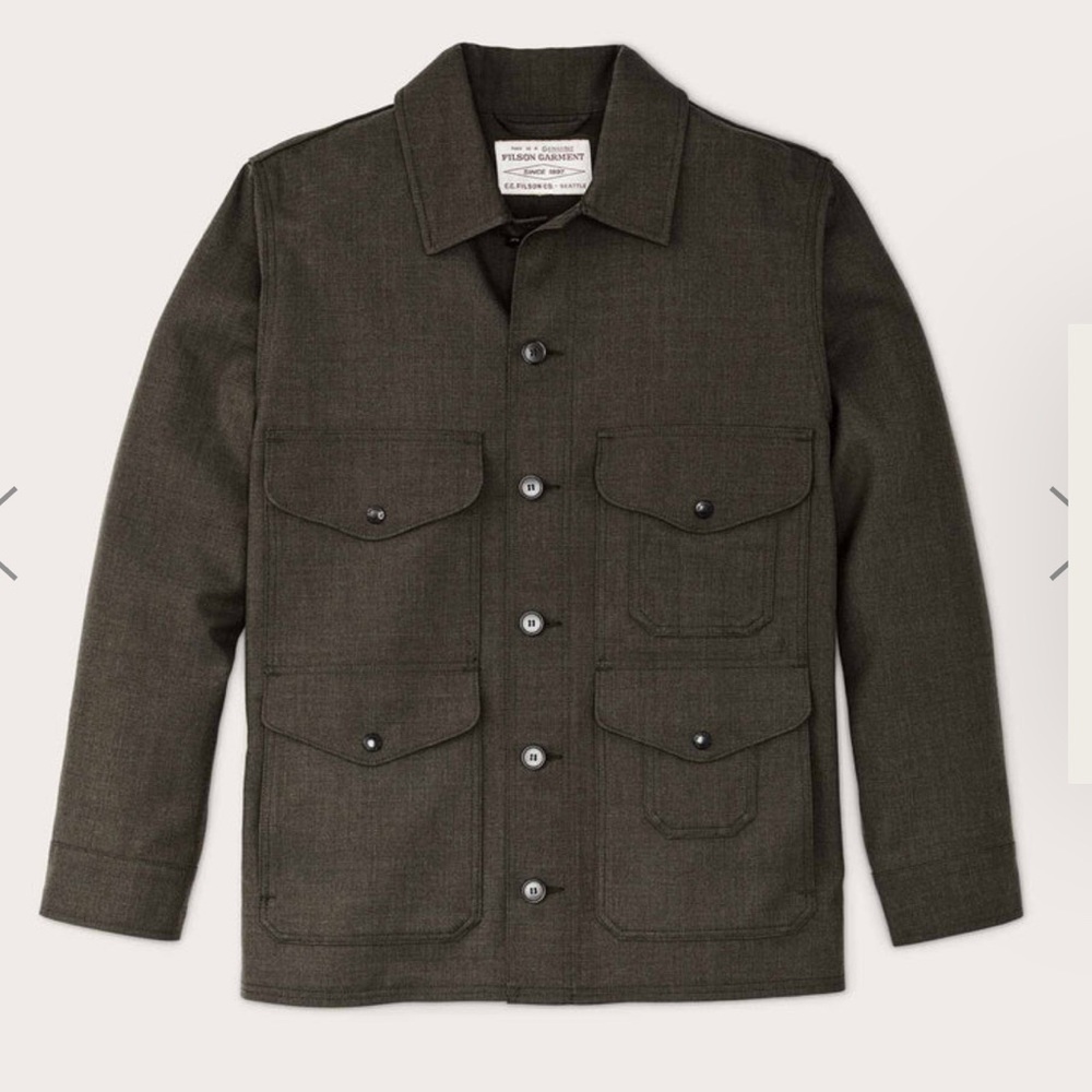 Filson forestry cloth cruiser NEW Medium